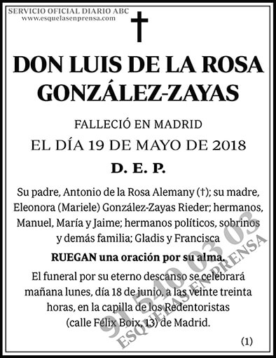 Luis de la Rosa González-Zayas